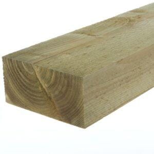 Green Treated Softwood Sleeper ex 250 x 125mm x 2.4m