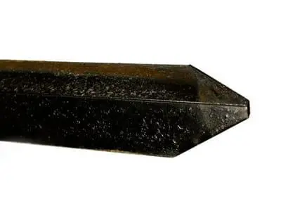 1.5m 40 x 40 x 5mm Black Coated Angle Iron Stake