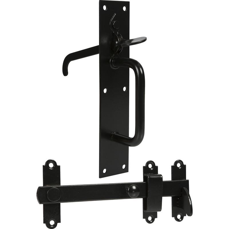 SUFFOLK LATCH HEAVY DUTY BLACK Essex Timber & Plywood