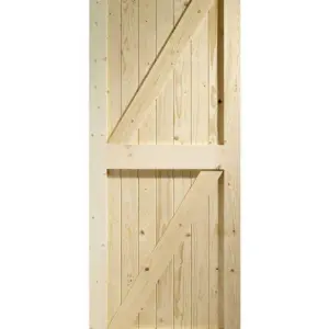 Frame Ledge & Brace Pine Gates 44 mm thick