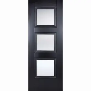 Amsterdam 3 Light Primed Plus Black Doors