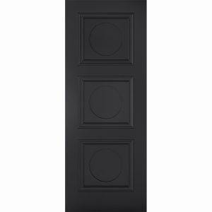 Antwerp 3 Panel Primed Black Doors