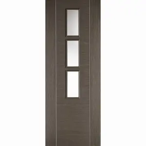 Alcaraz 3 Light Pre-Finished Chocolate Grey Doors