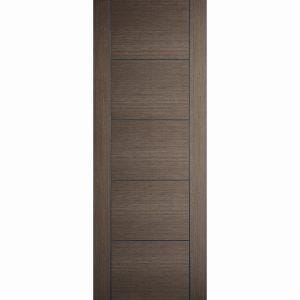 Vancouver 5 Panel Pre-Finished Chocolate Grey Doors