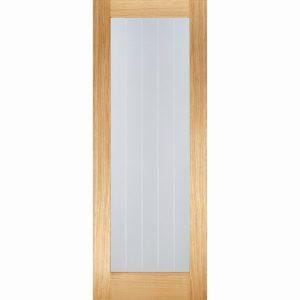 Mexicano Pattern 10 Glazed Pre-Finished Oak Doors