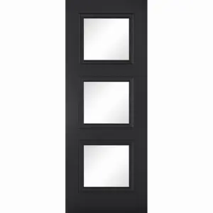 Antwerp 3 Light Primed Black Doors