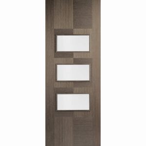 Apollo 3 Light Pre-Finished Chocolate Grey Doors