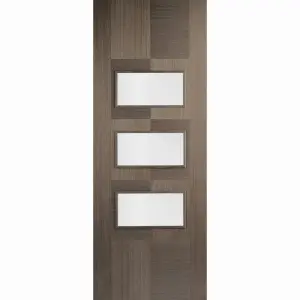 Apollo 3 Light Pre-Finished Chocolate Grey Doors