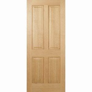 Regency 4 Panel Pre-Finished Oak Doors