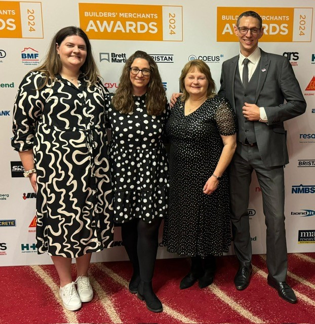 Katie wins big at the Builders Merchant Awards 2024