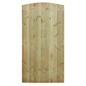 Grange Tongue & Grooved Ledged & Braced Gate (domed top) 900mm wide x 1800mm high   TGLBG
