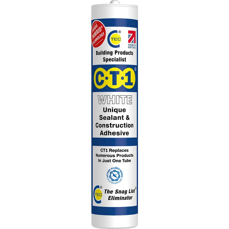 CT1 290ml Sealant & Adhesive White RAL9003