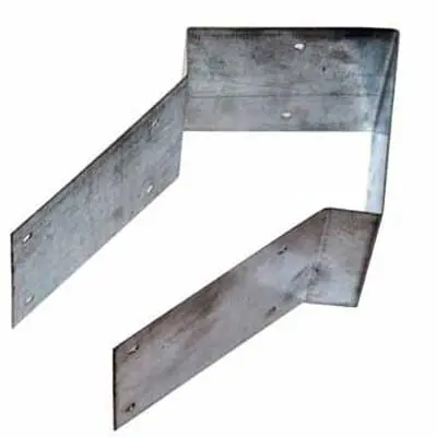 Galv Knee Rail Strap 250 x 250 x 90mm    KR90B