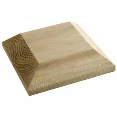 Treated Softwood Decking Newel Post Patrice Cap 115 x 115 x 27mm  DEPTC