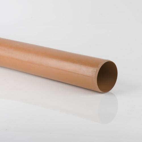 3m Plain Ended Underground Pipe 110mm