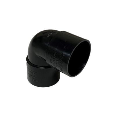 Brett Martin 40mm Solvent Knuckle Bend 90` Black W2120B