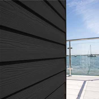 Cedral Weatherboard C50 Black 190 x 10mm x 3.6m