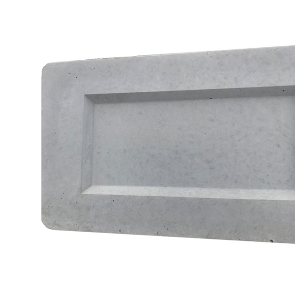 Concrete Gravel Board Fluted / Recessed (6' x 12") 1830 x 305mm