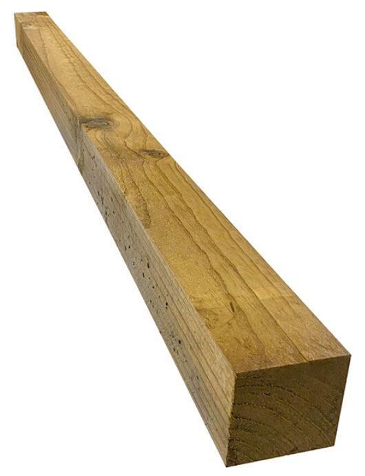 2.4m Length Treated ex 100 x 100mm Eased Edge KD