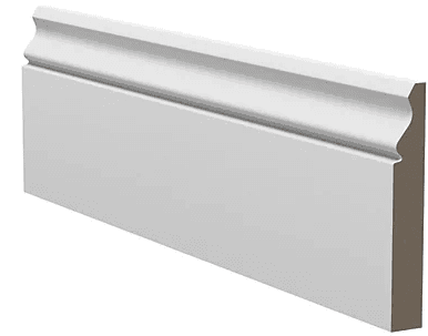 4.4m 18 x 119mm MDF Ogee Skirting Primed