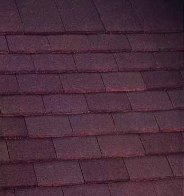 Marley Plain Tile & Halves Dark Red