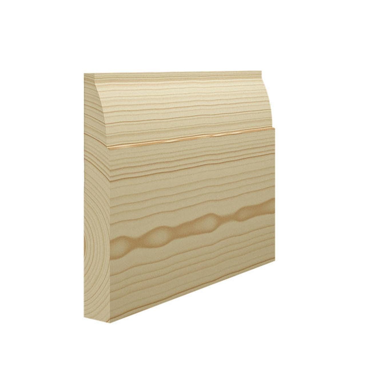 m Ovolo/Chamfered Skirting Pine 25 x 175mm